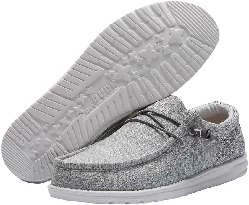 110413227 Hey Dude Men's Wally Funk Comfortable & Light-Weight Magnetite 11 - Like New