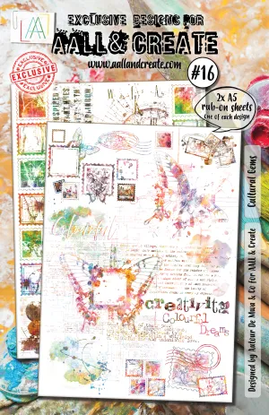 AALL and Create - A5 Rub-Ons - Cultural Gems