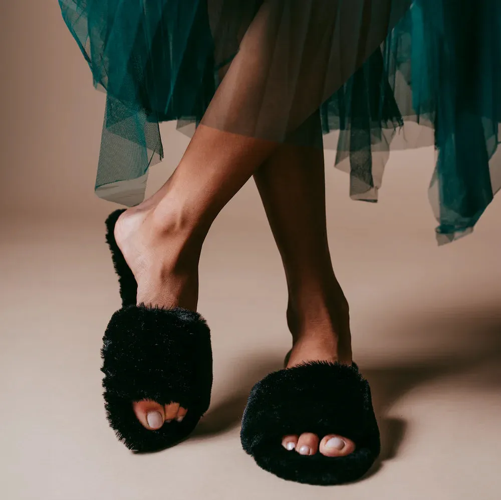 Averie Faux Fur Slipper