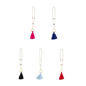 Bamboo Tassel Necklace