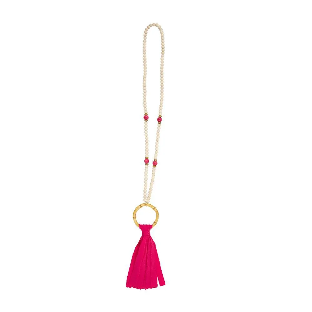 Bamboo Tassel Necklace