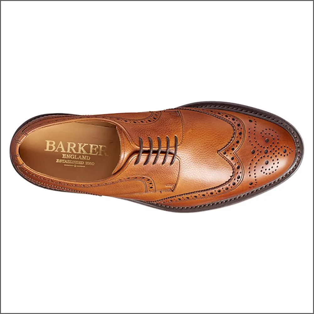 Barker Kelmarsh Cedar Grain Wingtip Derby@