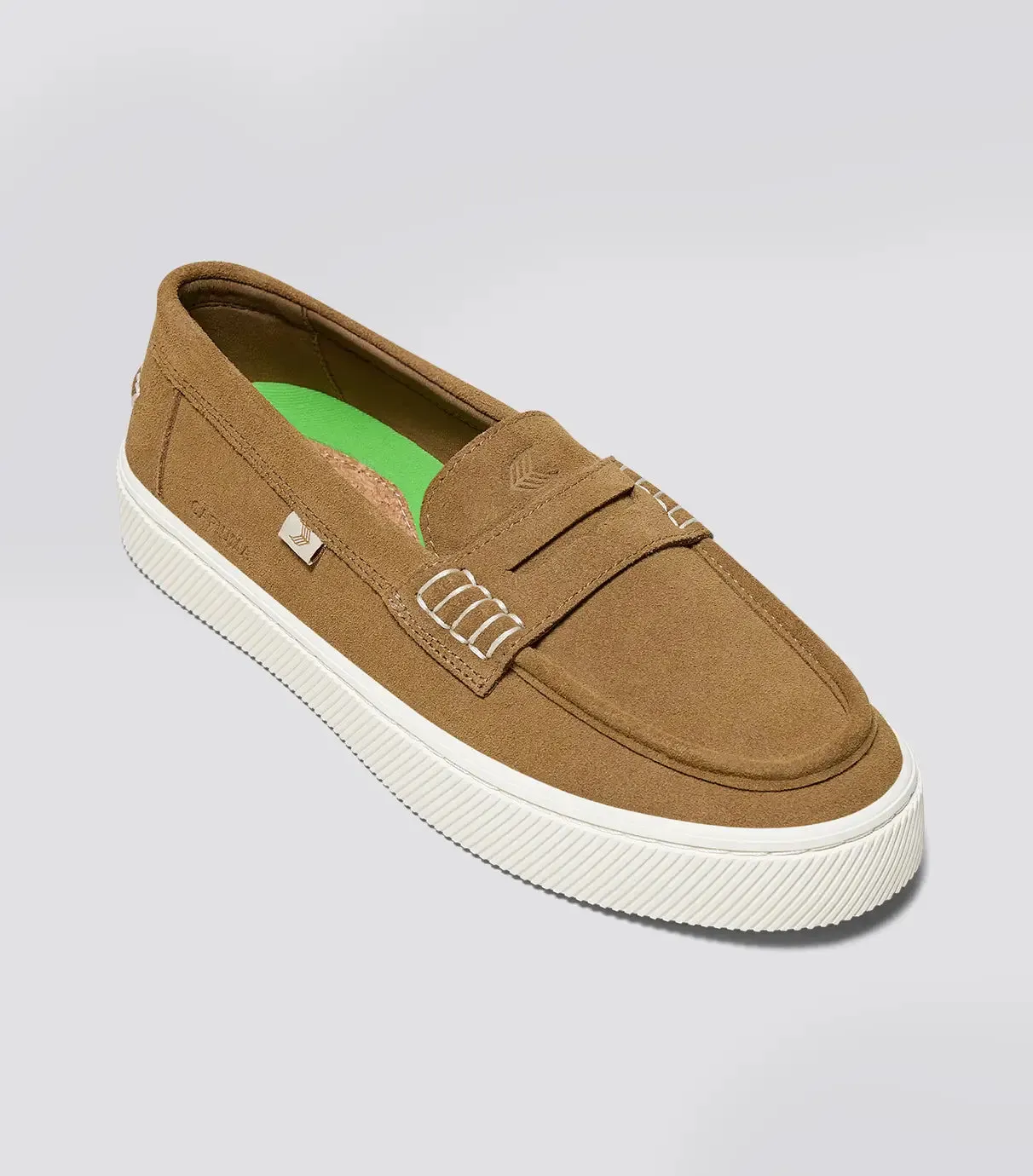 CAJU Loafer Camel Suede Women
