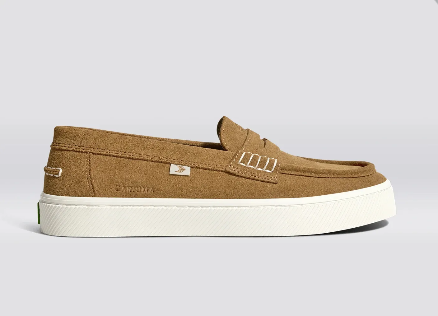 CAJU Loafer Camel Suede Women