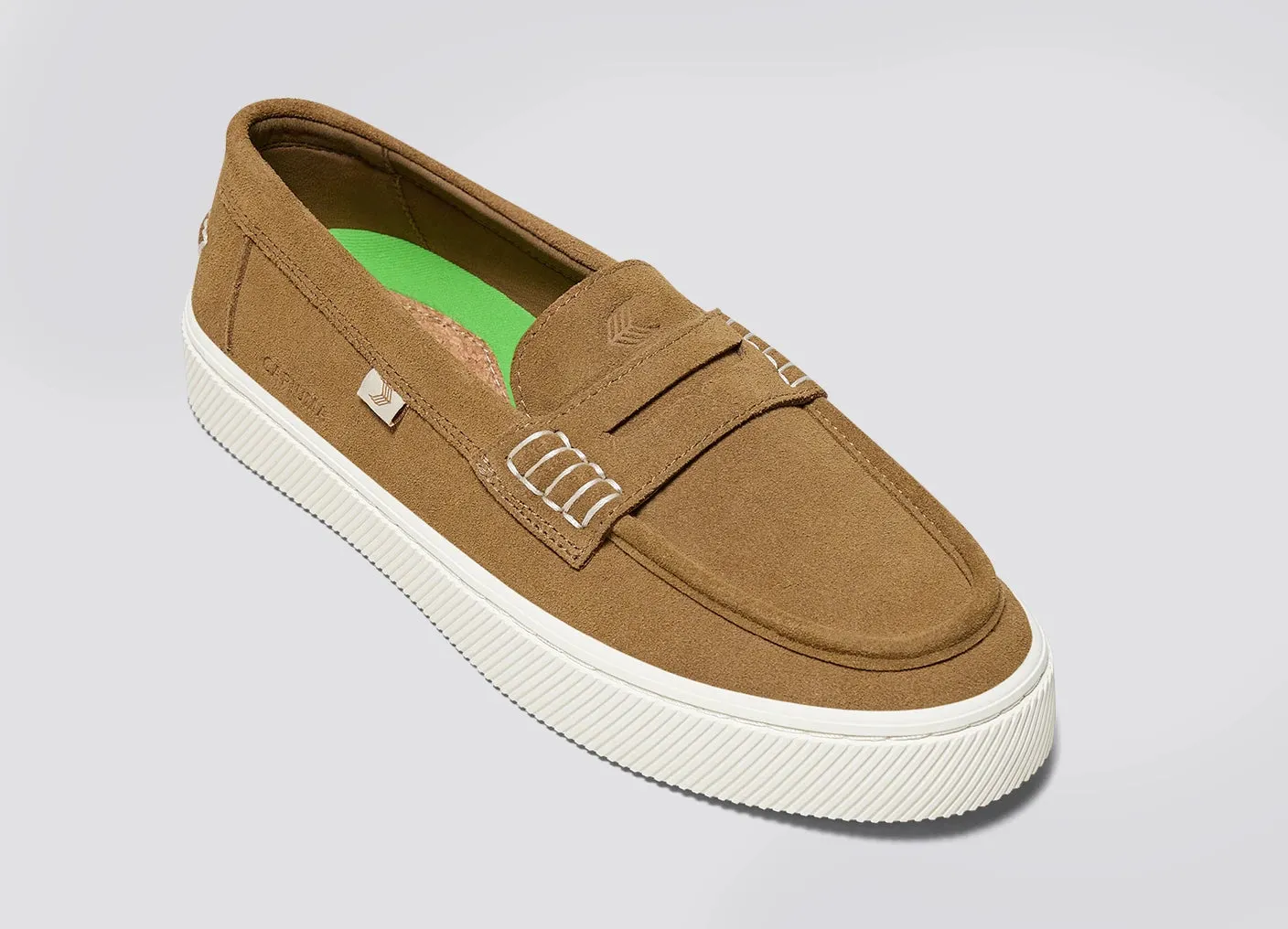 CAJU Loafer Camel Suede Women