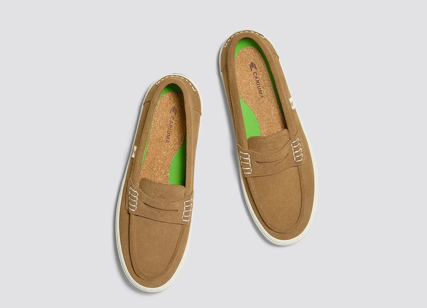 CAJU Loafer Camel Suede Women