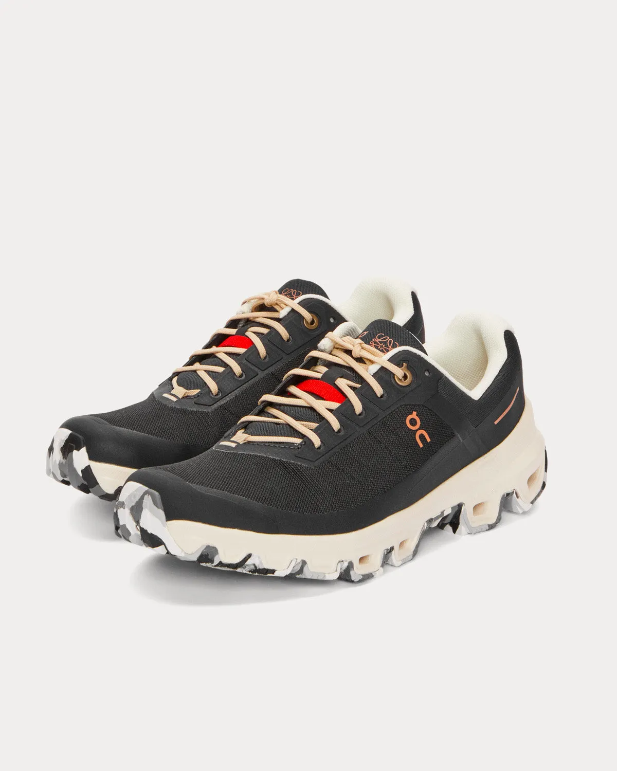 Cloudventure Polyester Black Running Shoes