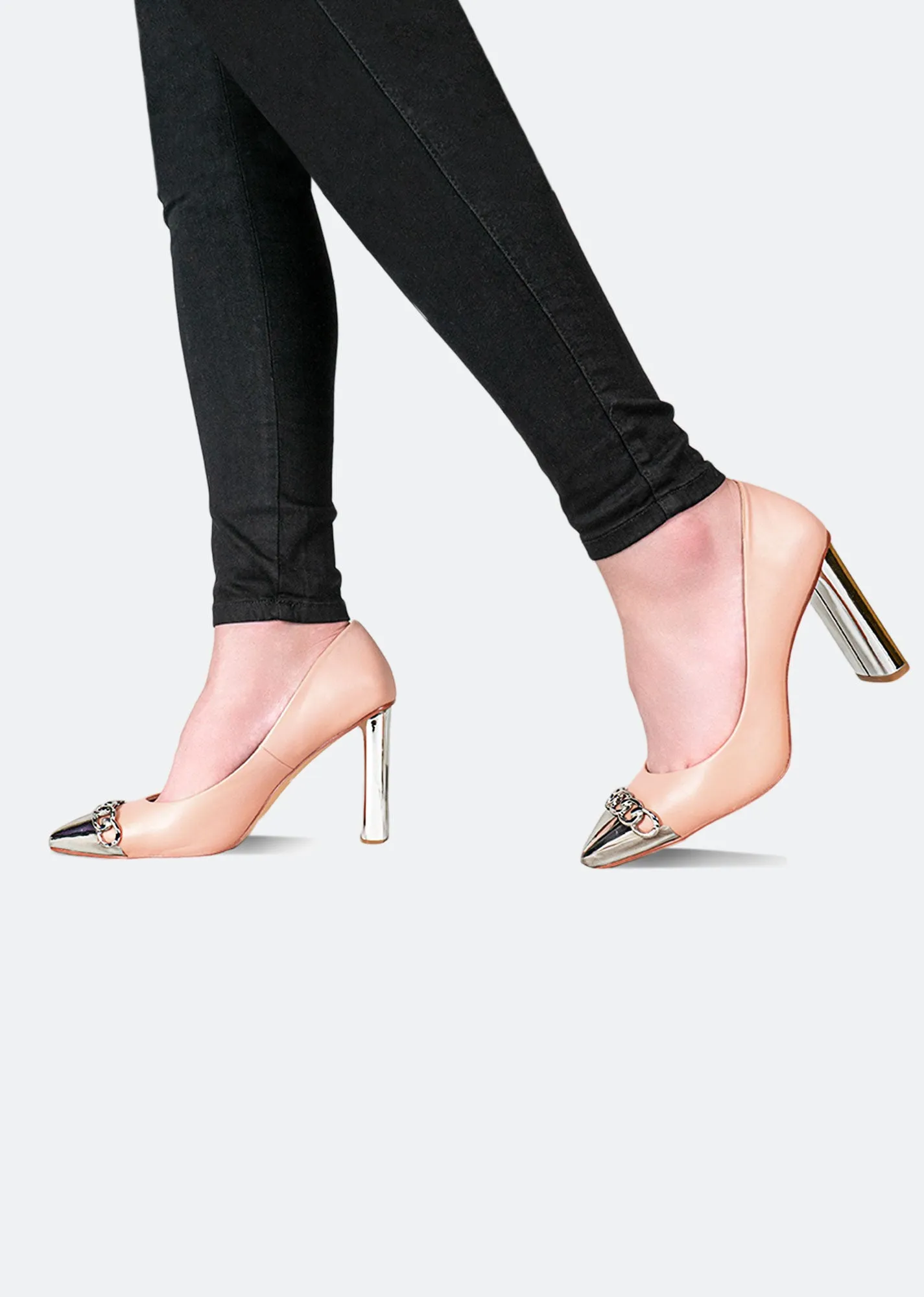 Conqoire Block Heel Pumps