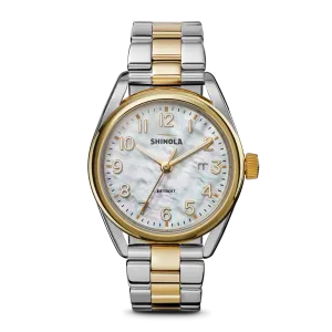 Derby Watch - White Mother of Pearl