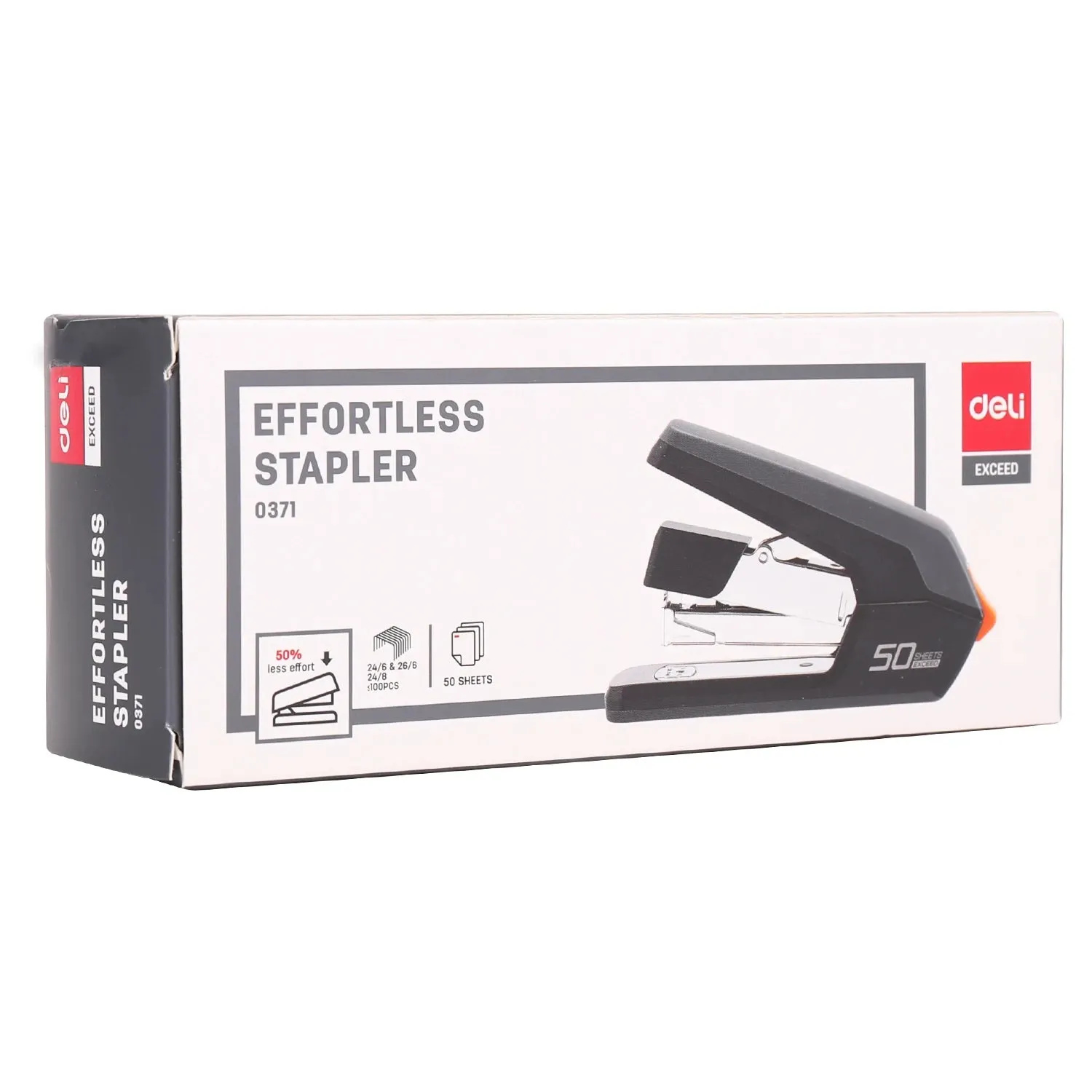 Heavy Duty Effortless Stapler - Staples 25 Sheets