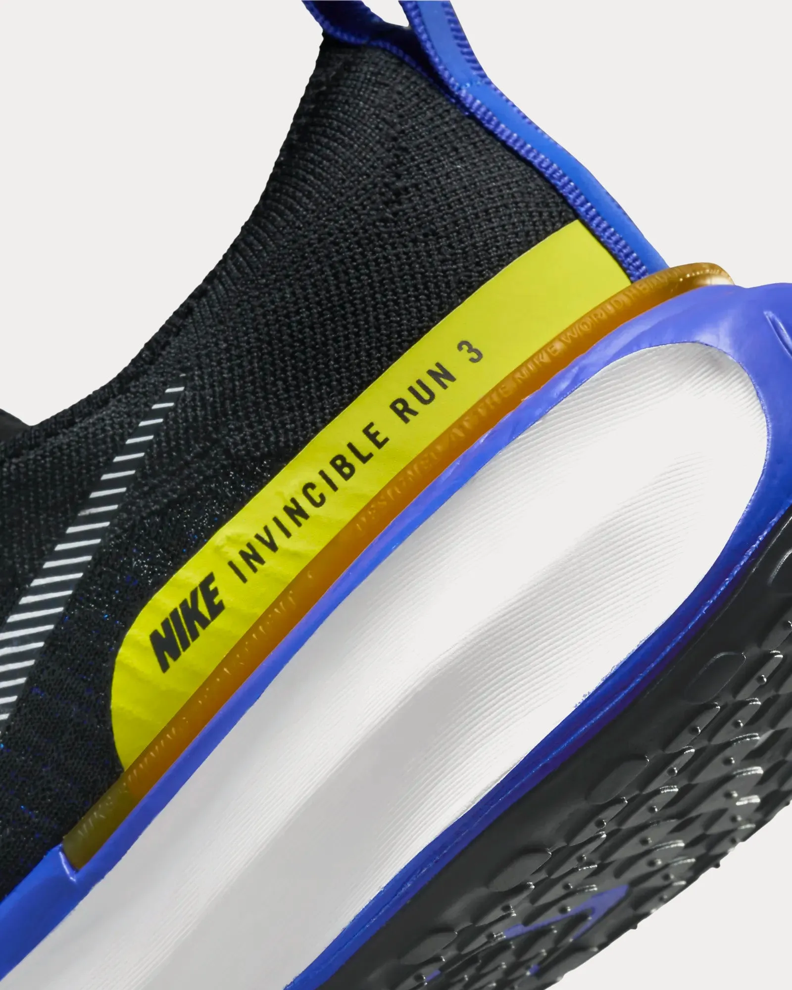 Invincible 3 Black / Racer Blue / High Voltage / White Running Shoes