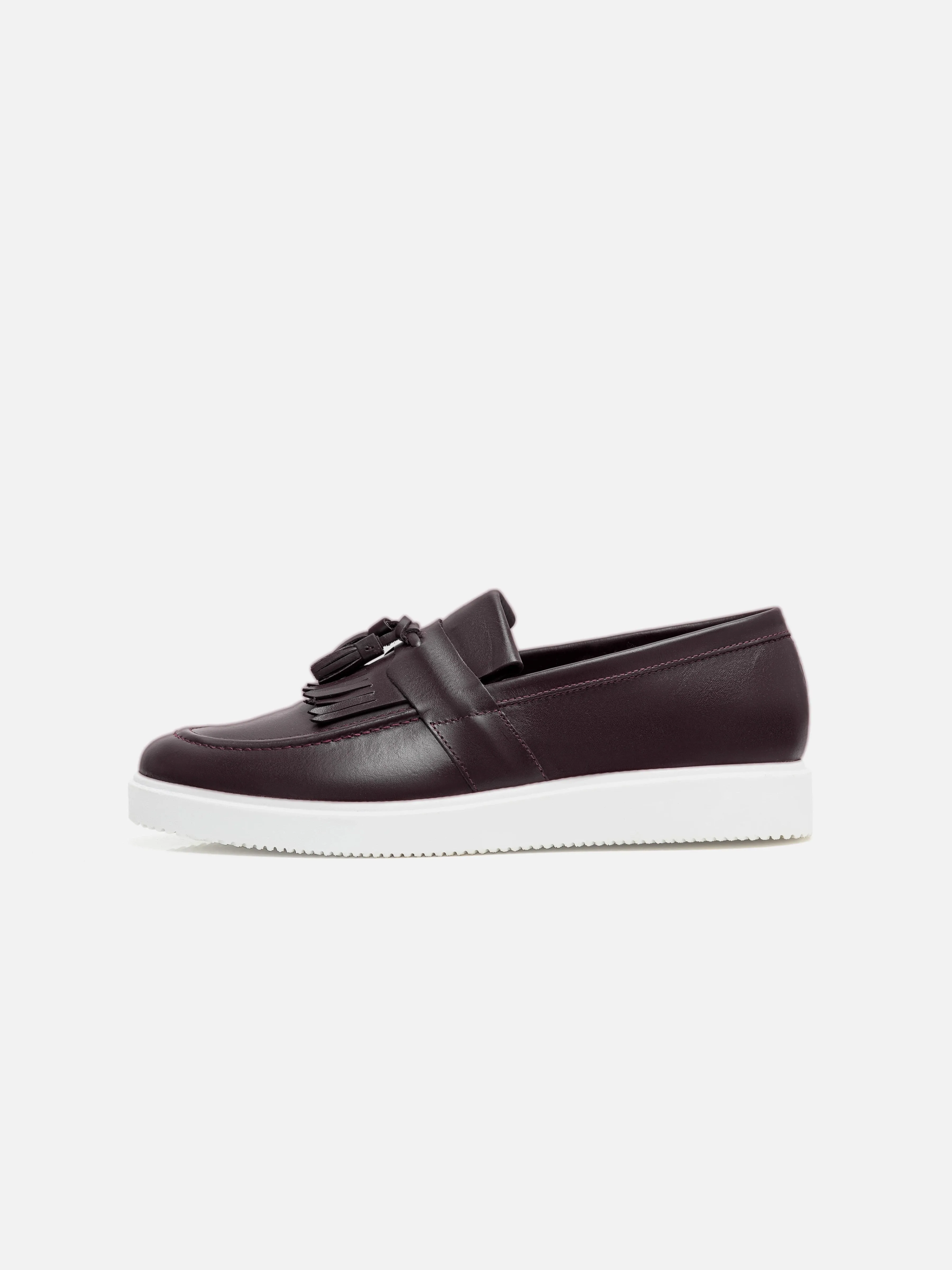Leather Tassel Loafers - FAMS24-094
