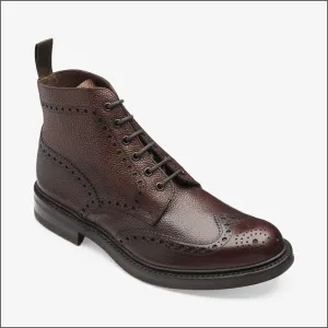Loake Bedale Oxblood Grain Brogue Boot@