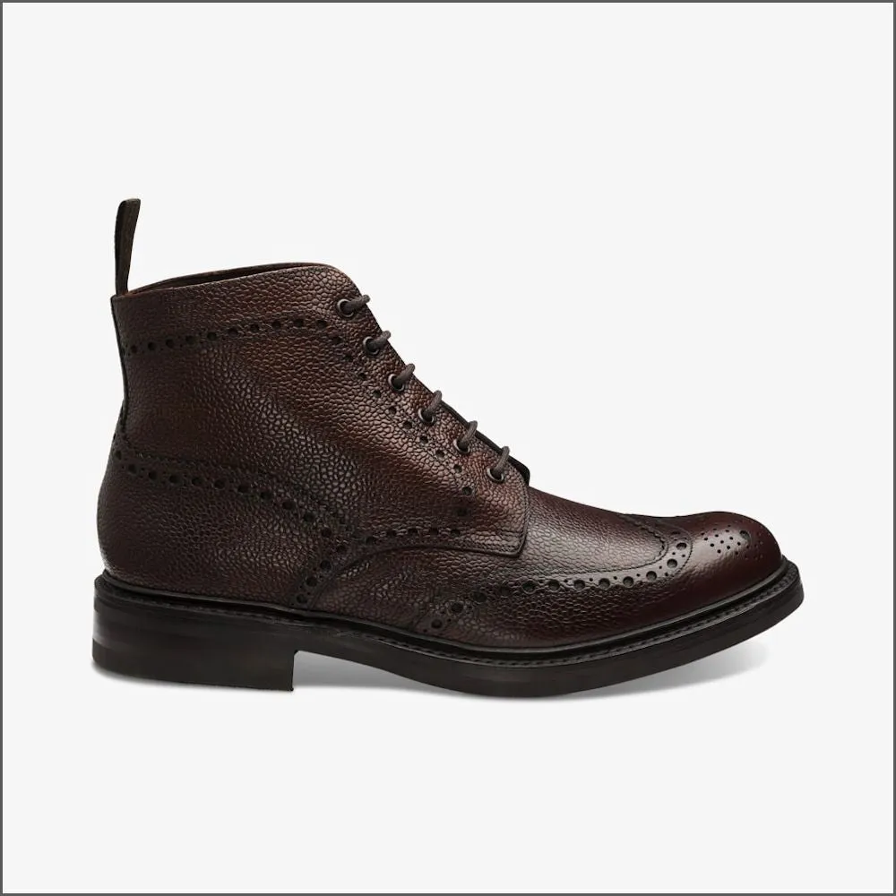 Loake Bedale Oxblood Grain Brogue Boot@