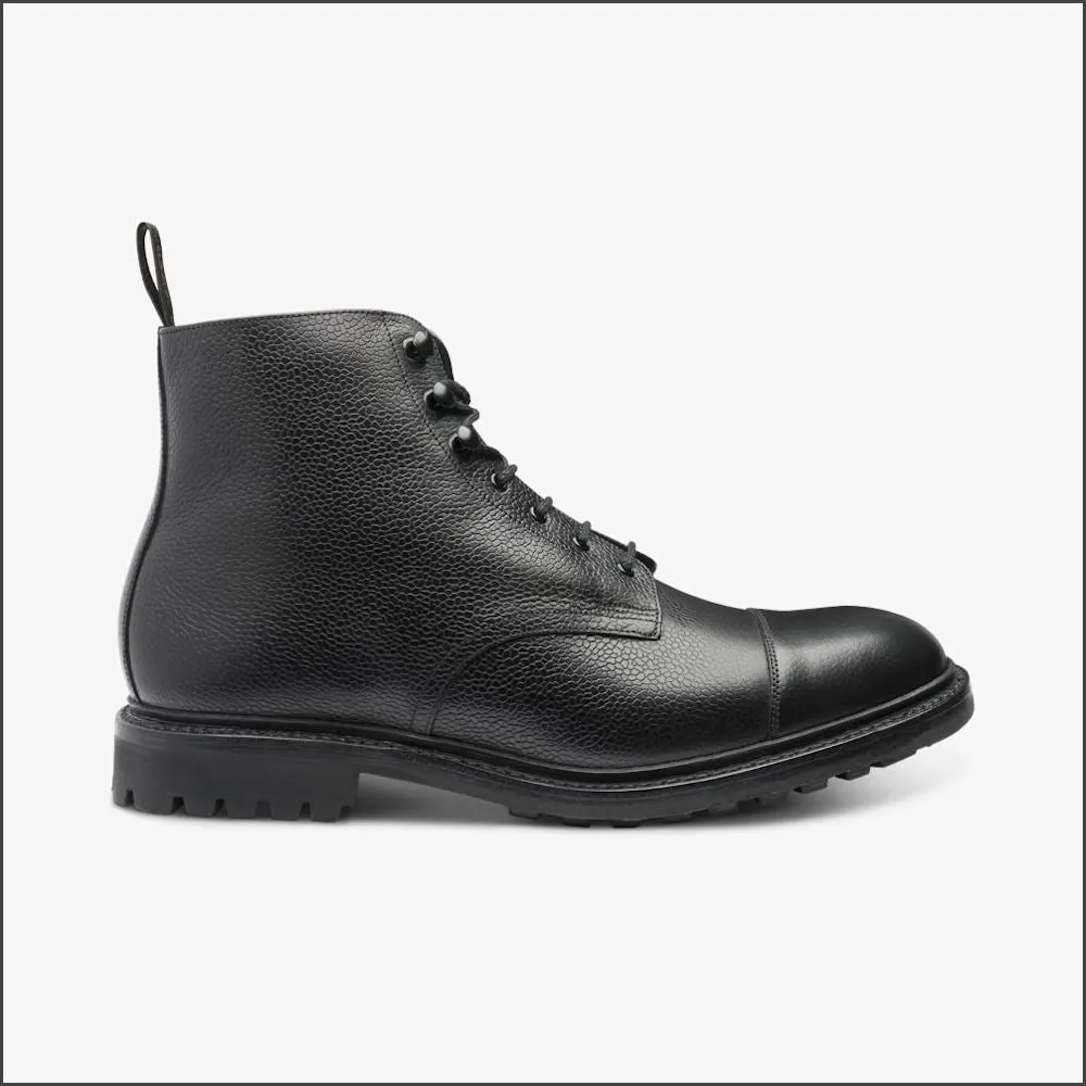 Loake Sedbergh Black Grain boot@