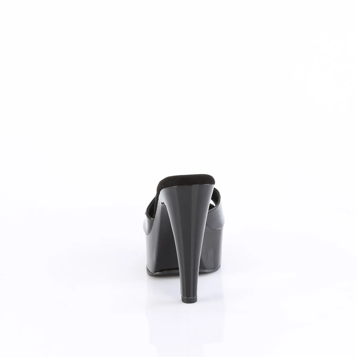 MARTINI-501 Fabulicious Sexy Black Patent Slip On Footwear