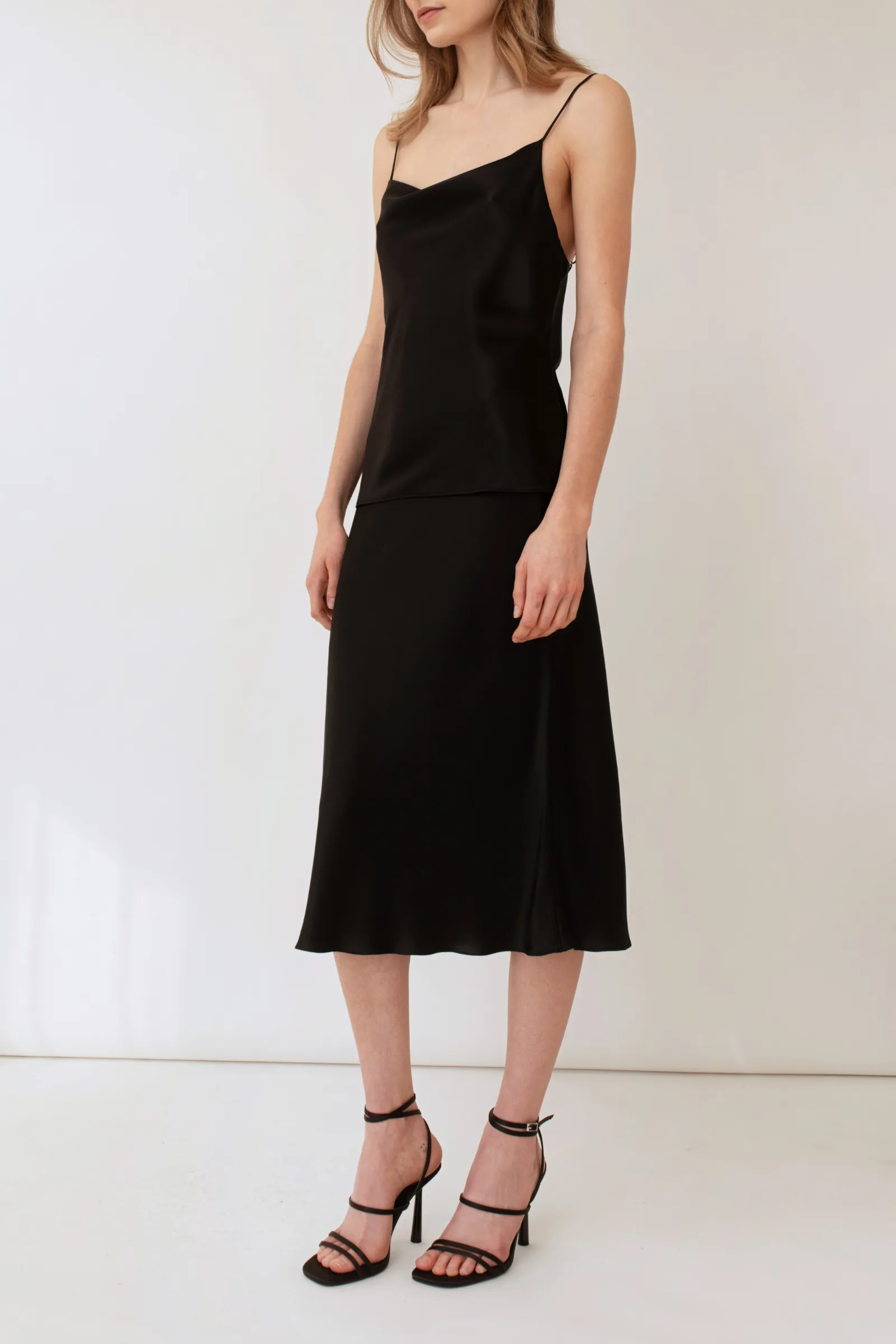Midi Slip Skirt