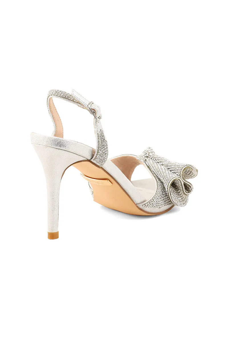 Party Wear Sandal I23682-Silver