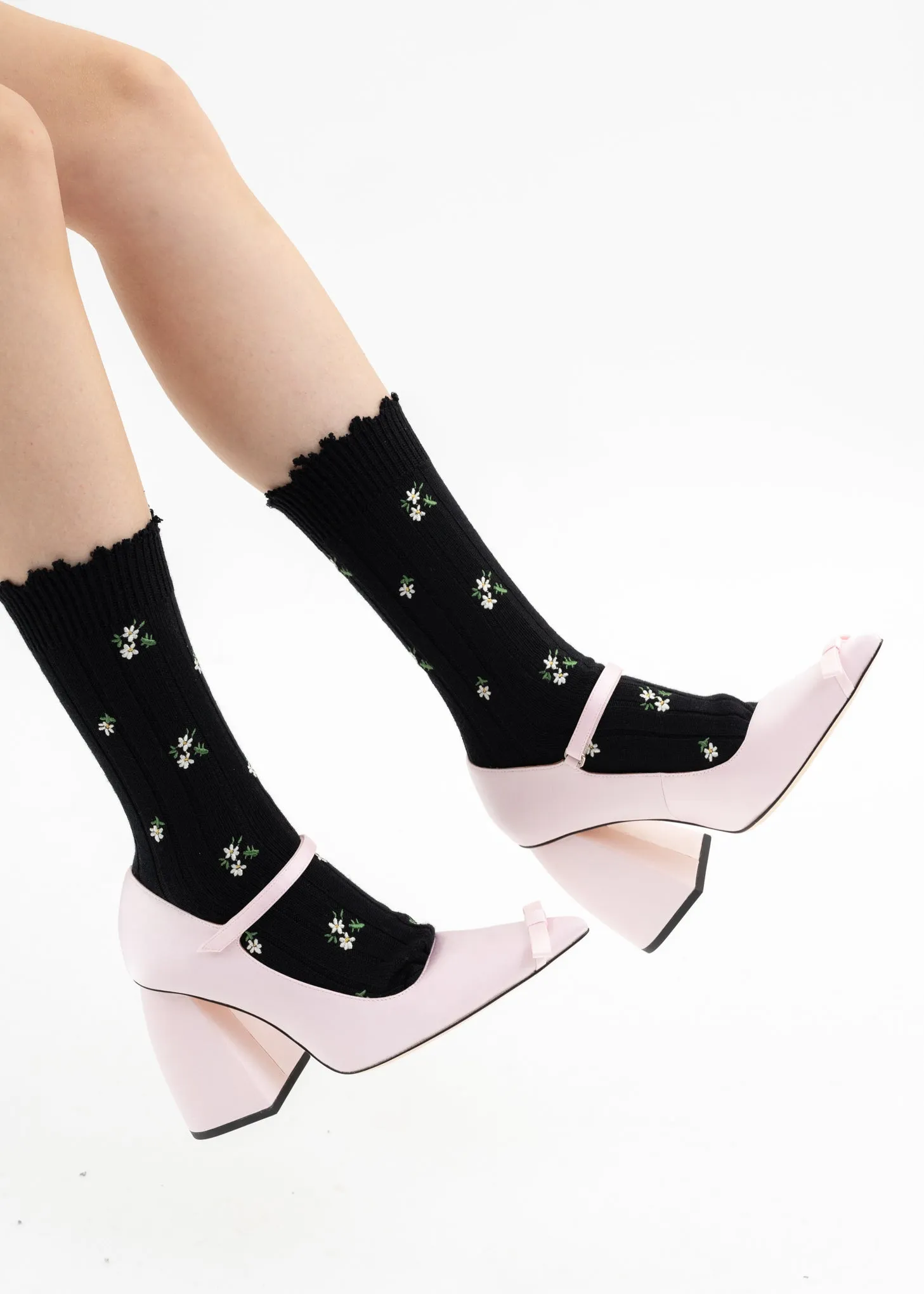 Pink Pointed High Heels