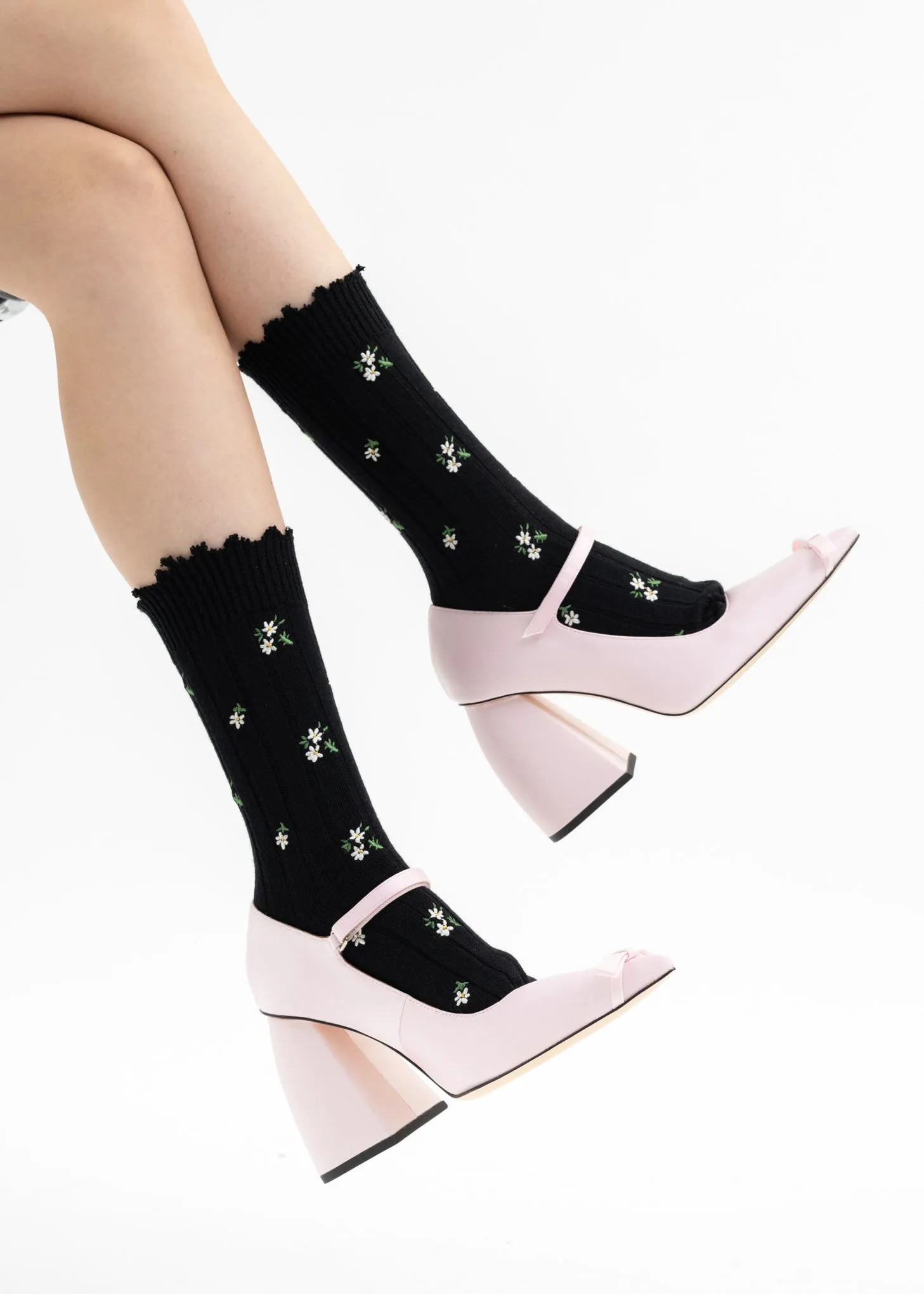 Pink Pointed High Heels