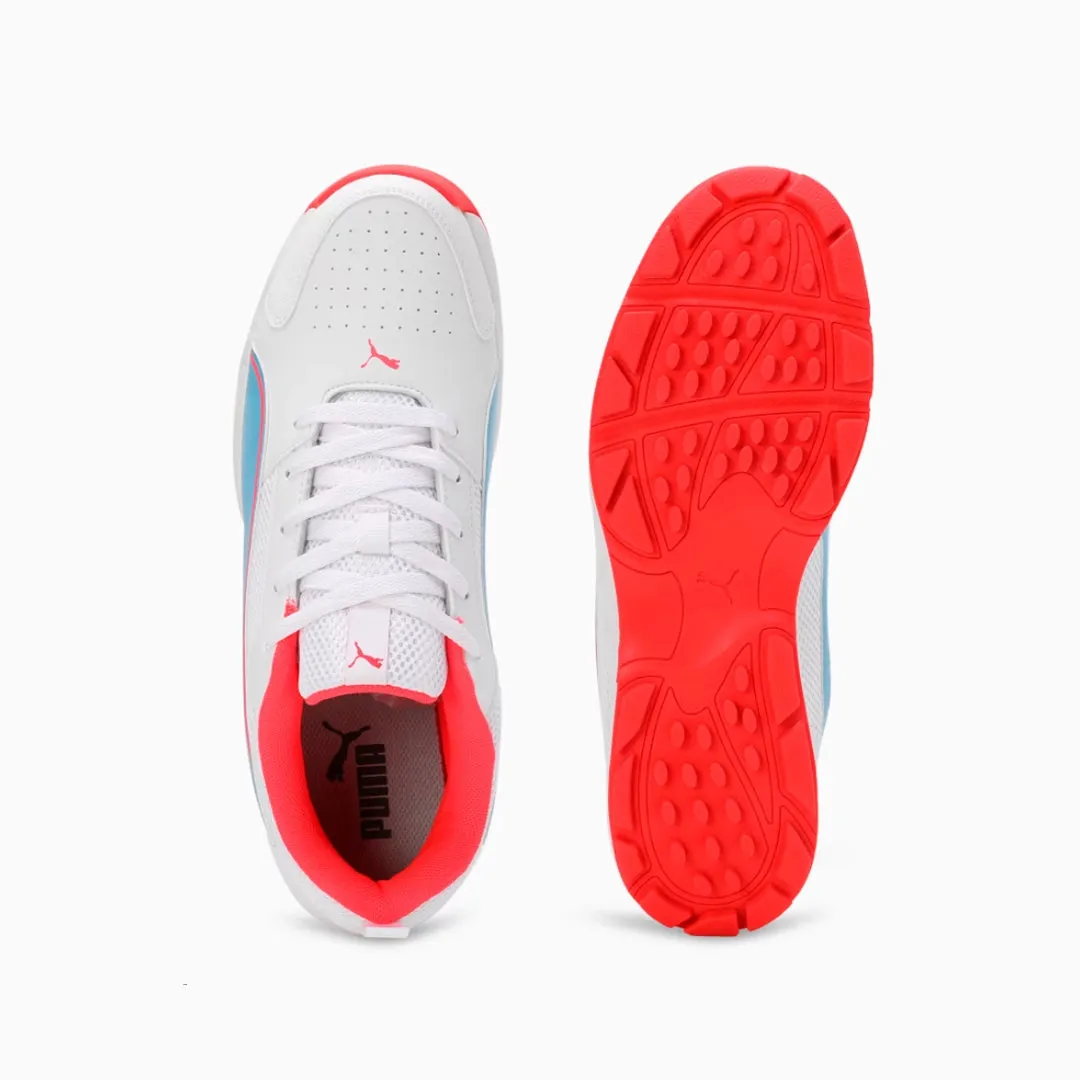 Puma Cricket High Run Men's Shoes (White-Ethereal Blue) 10780606