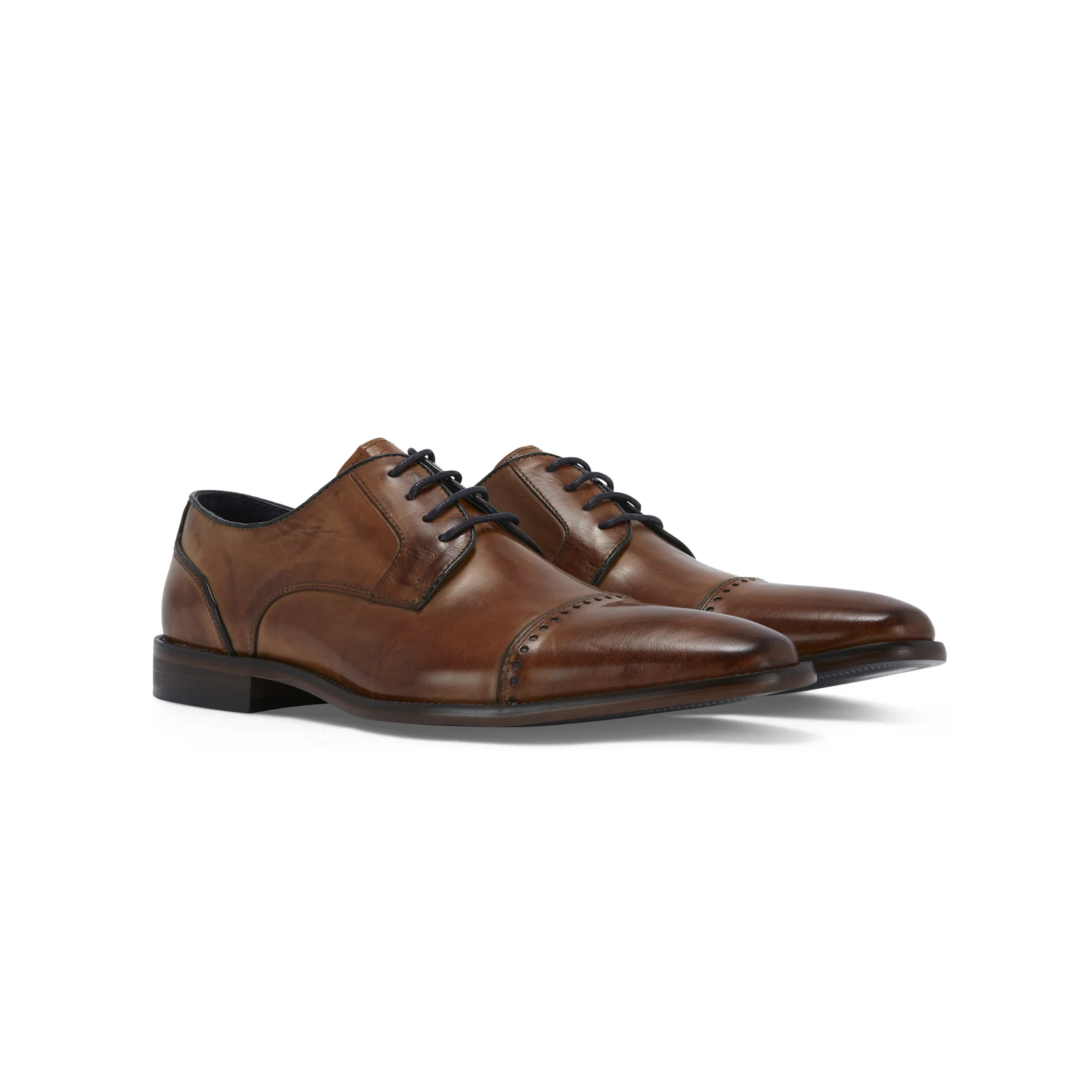Remus Uomo Men's Bonuci Derby Leather Shoe Tan