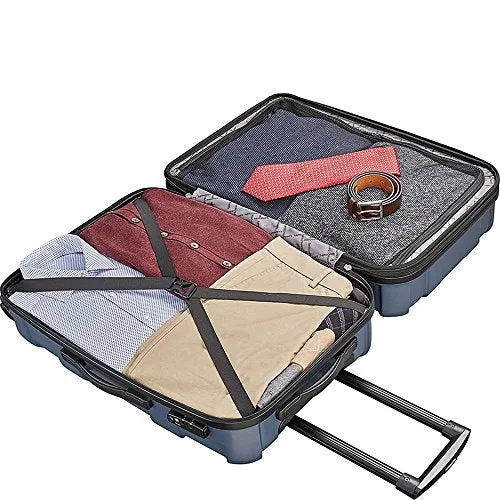 Samsonite 92794-1041 Centric Hardside 20 Carry-On Luggage Spinner, Black with Portable Luggage