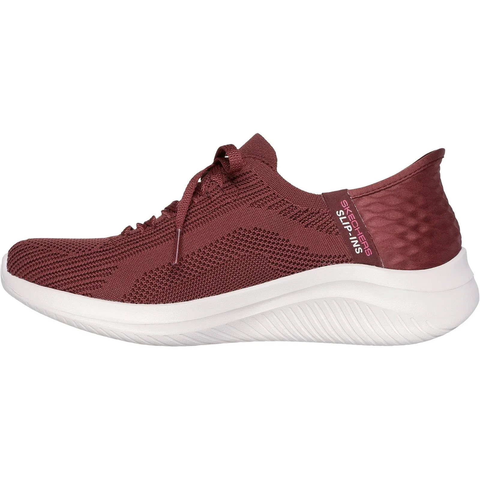 Skechers Womens Ultra Flex 3.0 Brilliant Path 149710-BURG Burgundy Slip On Shoe