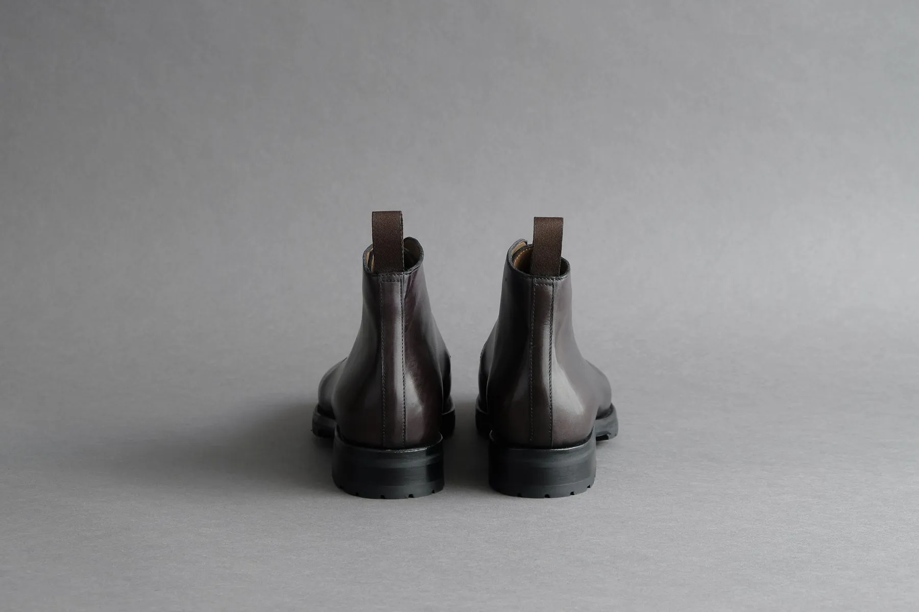 TwoThreeOne.Zinc Wholecut Derby From Bavarian Calf Leather