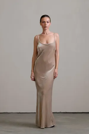 Velvet Bias Slip Stone